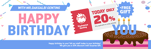 image of our happy birthday Voucher