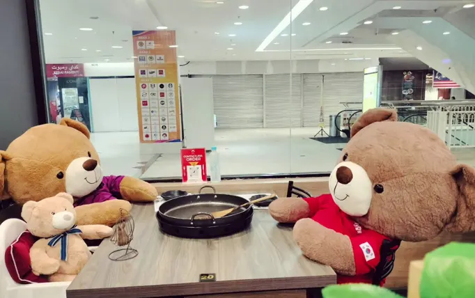 Mr.Dakgalbi Kelantan (KB Mall) - A cute bear awaits you