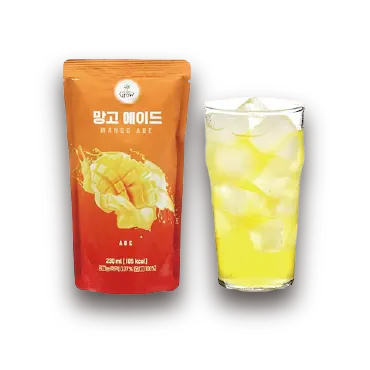 Mr.Dakgalbi Kelantan (KB Mall) - Korea pouch Mango ice tea ade